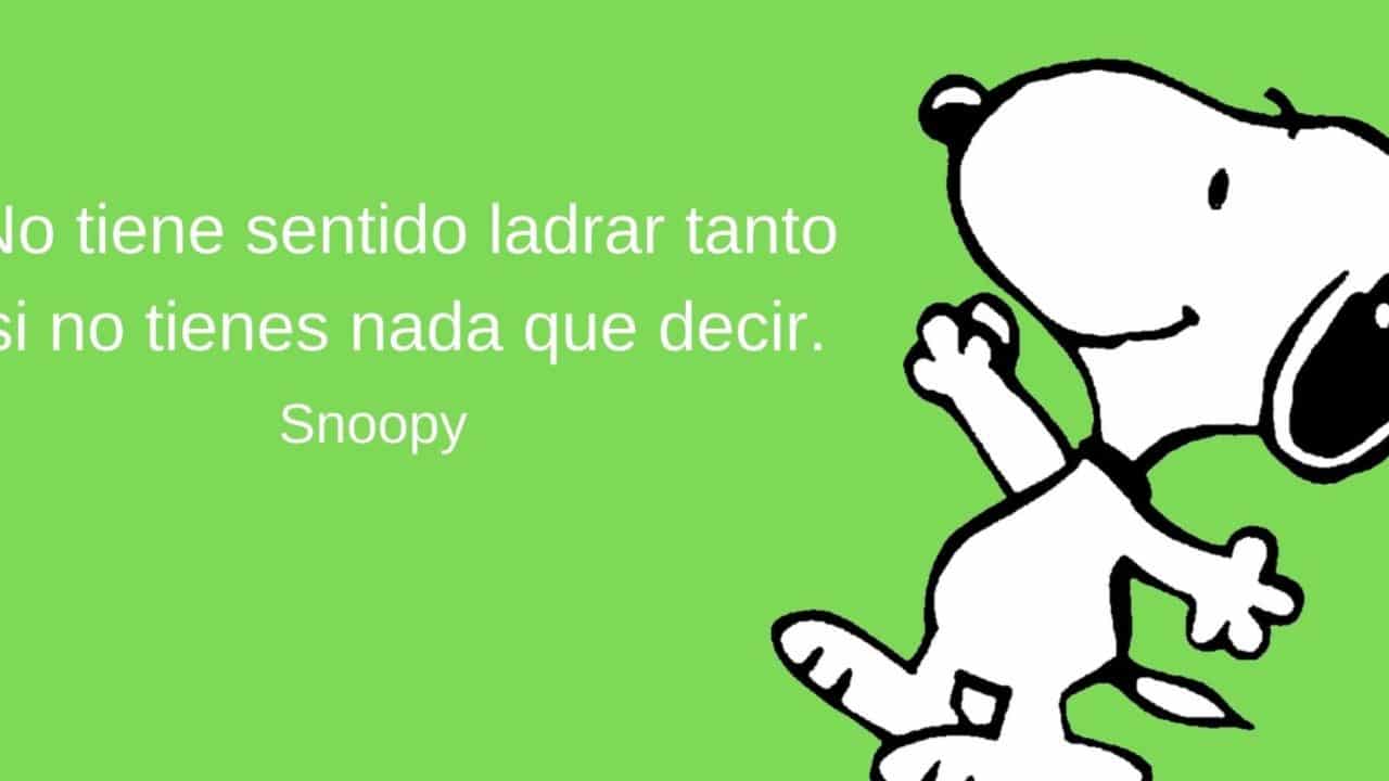 las mejores frases de snoopy en espanol diviertete con el perro mas famoso