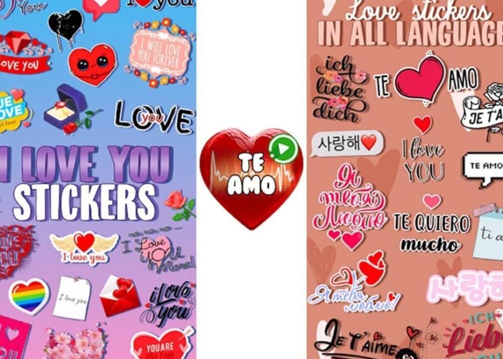 44 stickers de amor con frases originales y romanticas haz que tus mensajes destaquen
